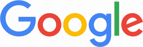 Google-Schriftzug aus der Google-Suche in Google Farben